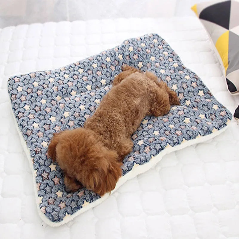 Pet Sleeping Mat - Washable Dog Bed & Cat Cushion, Perfect for Small & Large Pets