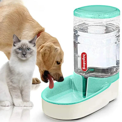 Automatic Dog Feeder & Waterer - Gravity Pet Food & Water Dispenser