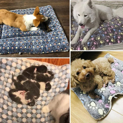 Pet Sleeping Mat - Washable Dog Bed & Cat Cushion, Perfect for Small & Large Pets